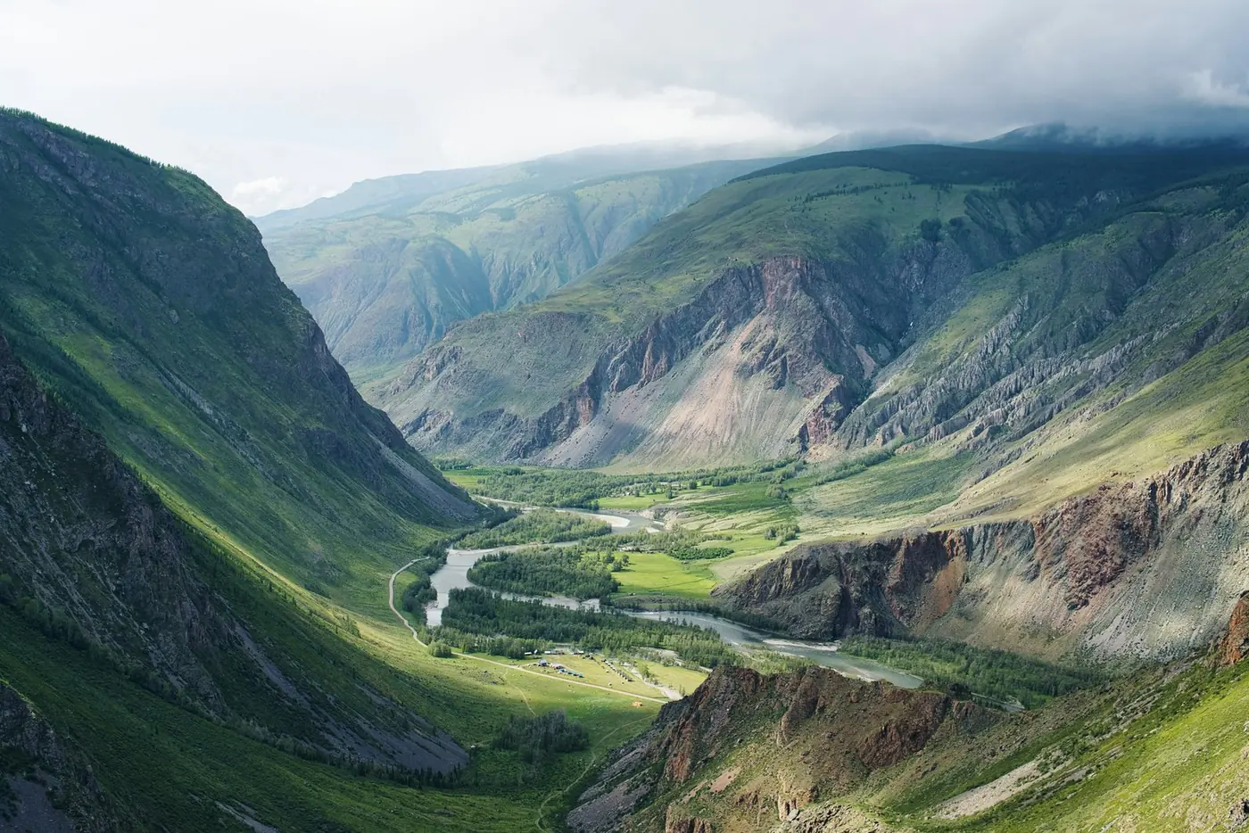 Altai mountain valley